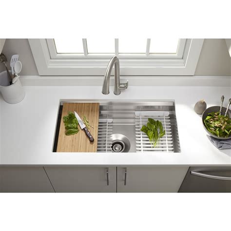 kohler undermount stainless steel kitchen sink